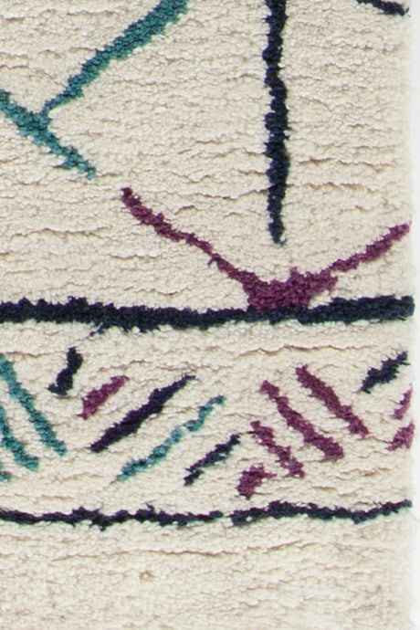 Chandra Arcon Arc33700 Cream / Red / Blue / Black Rugs.