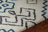 Chandra Arcon Arc33701 Cream / Grey / Blue / Black Rugs.