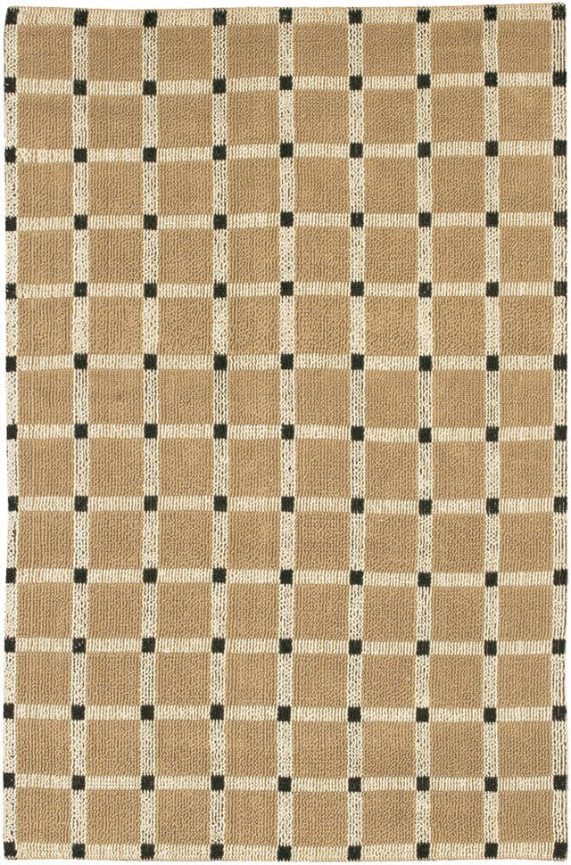 Chandra Art Art3516 Tan / Black / Ivory Rugs.