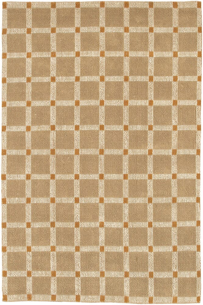 Chandra Art Art3518 Tan / Ivory / Orange Rugs.