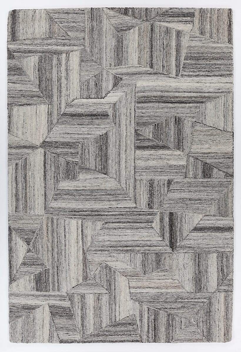 Chandra Avril Avr-49200 Grey / White Rugs.