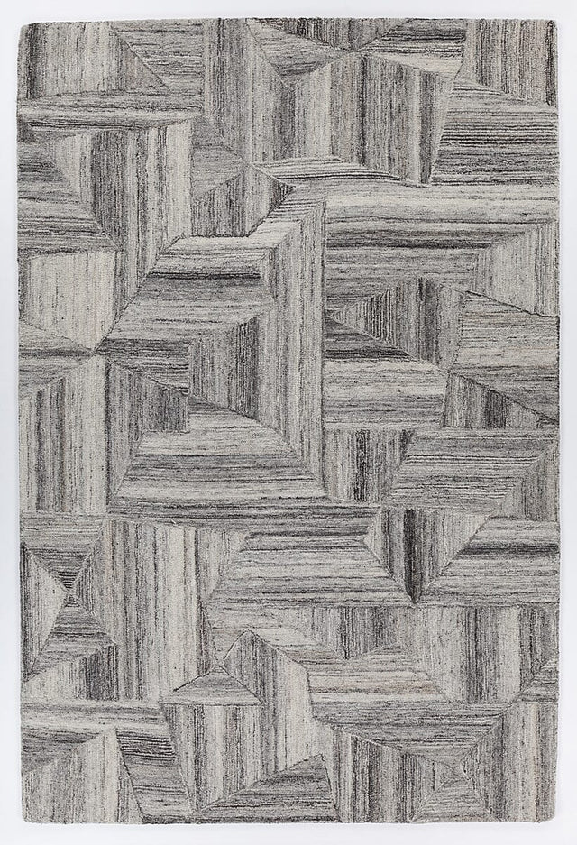 Chandra Avril Avr - 49200 Grey / White Rugs - Chandra - avr49200 - 576