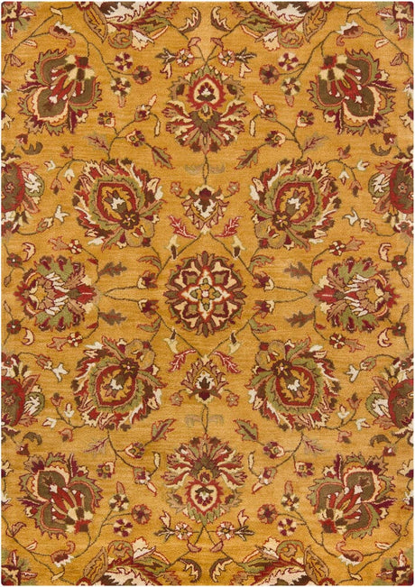 Chandra Bajrang Baj-8001 Gold Rugs.