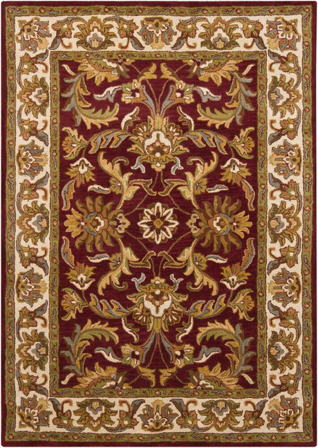 Chandra Bajrang Baj - 8002 Burgundy Rugs - Chandra - baj8002 - 57