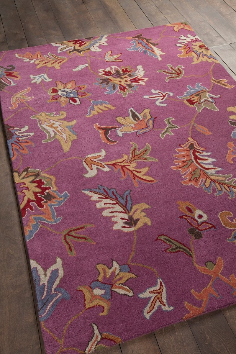 Chandra Bajrang Baj-8009 Purple Rugs.