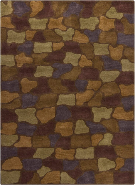 Chandra Bajrang Baj-8016 Brown Rugs.