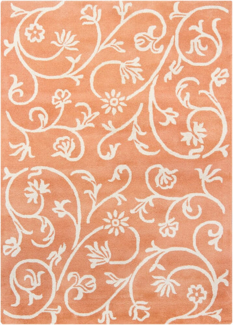 Chandra Bajrang Baj-8022 Light Orange Rugs.