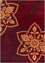 Chandra Bajrang Baj-8028 Cherry Red Rugs.