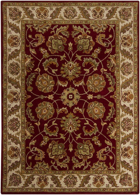 Chandra Bajrang Baj-8037 Cherry Red Rugs.
