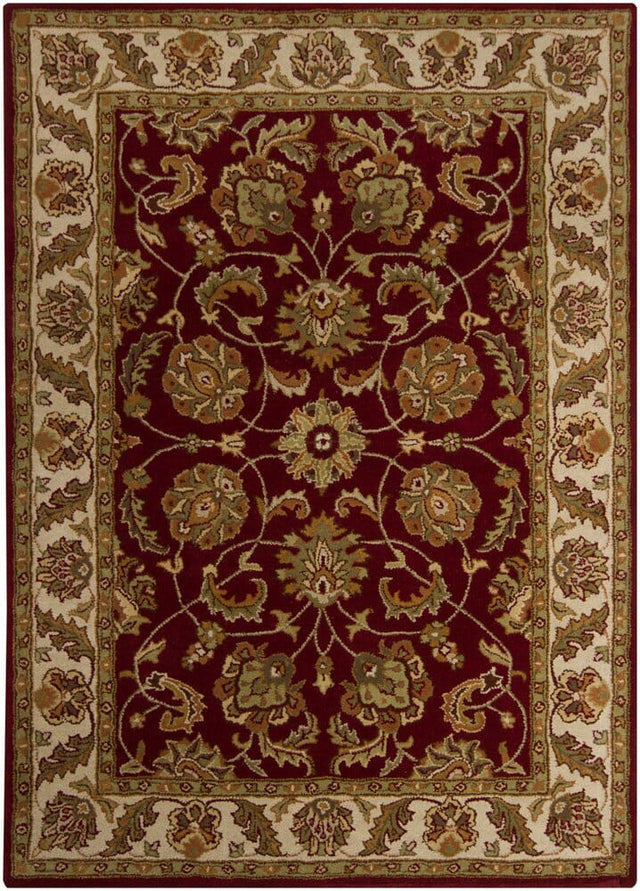 Chandra Bajrang Baj-8037 Cherry Red Rugs.