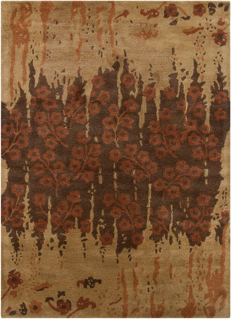 Chandra Bajrang Baj-8047 Brown Rugs.