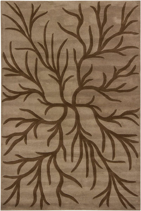 Chandra Basinghall Int-13490 Brown Rugs.