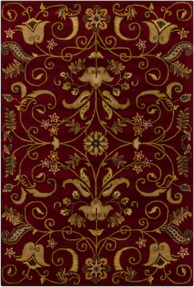 Chandra Basinghall Int - 13493 Burgundy Rugs - Chandra - int13493 - 576