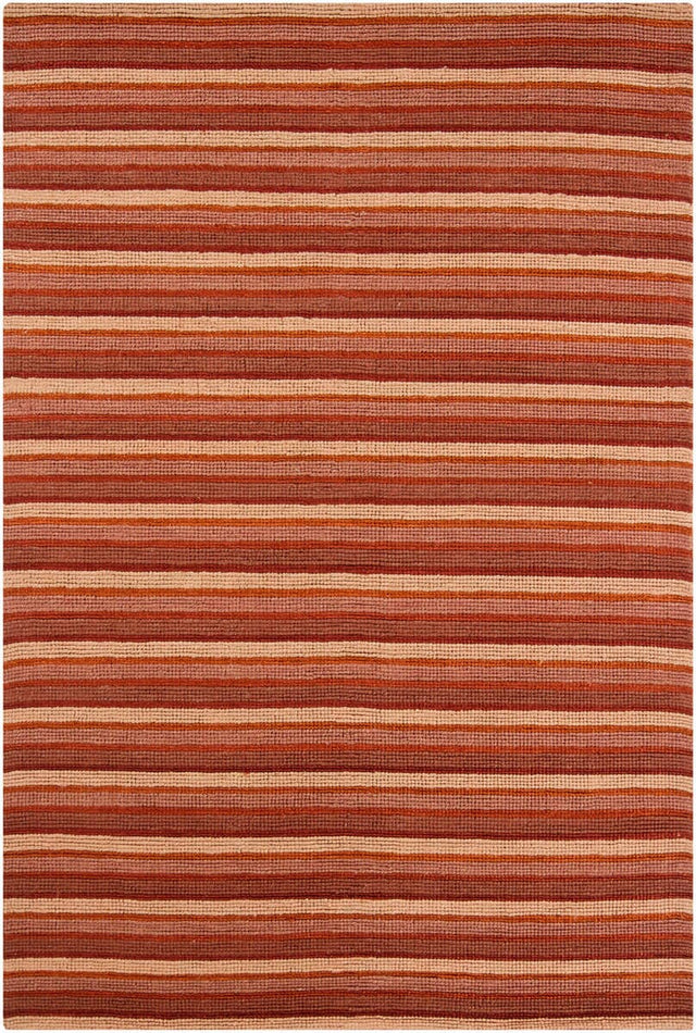 Chandra Beacon Bea1205 Orange / Rust / Brick Red / Peach Rugs.