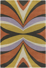 Chandra Bense Garza ben-3004 Orange Rugs.