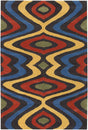 Chandra Bense Garza Ben3008 Black / Blue / Red / Yellow / Green Rugs - Chandra - ben3008 - 23