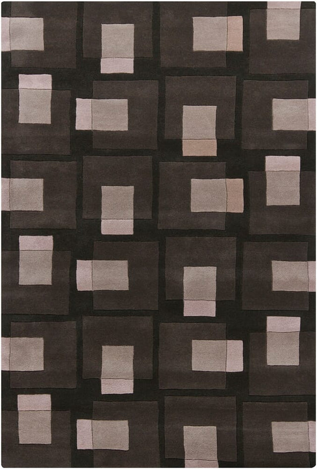 Chandra Bense Garza ben3009 Black Rugs.