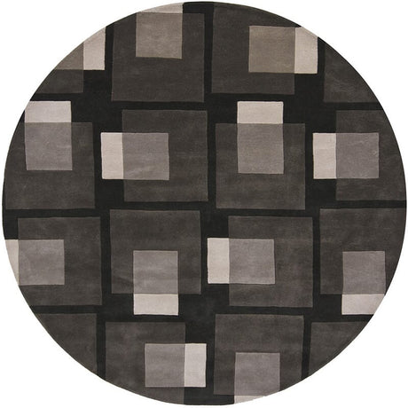 Chandra Bense Garza ben3009 Black Rugs.