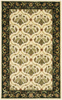 Chandra Bliss Bli1003 Ivory / Black / Green / Gold / Brown / Tan Rugs.