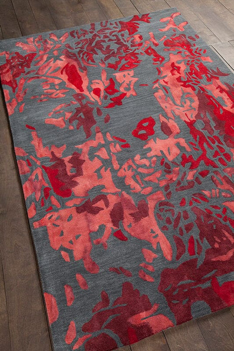 Chandra Brynn Bry42700 Red / Charcoal Rugs.