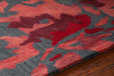Chandra Brynn Bry42700 Red / Charcoal Rugs.