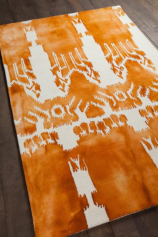 Chandra Cailin Cai42001 Orange / Beige Rugs.