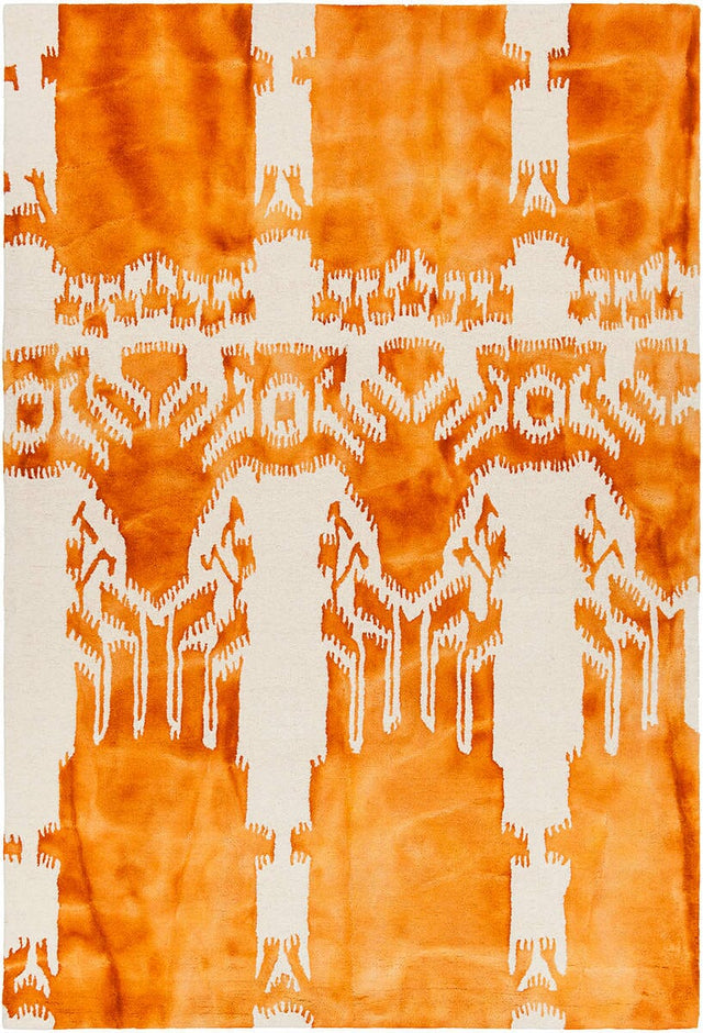 Chandra Cailin Cai42001 Orange / Beige Rugs.