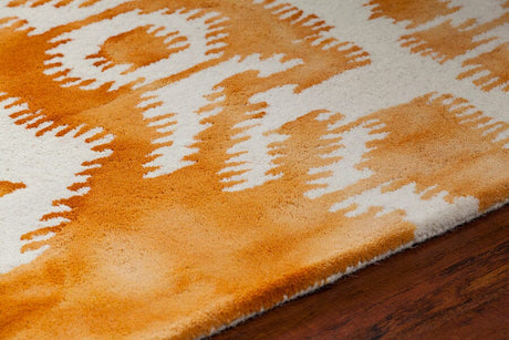 Chandra Cailin Cai42001 Orange / Beige Rugs.