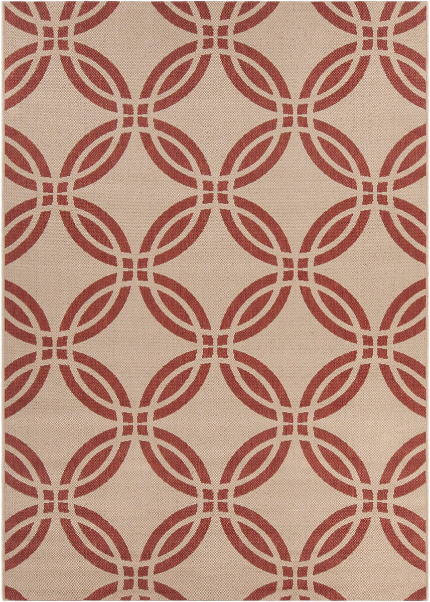 Chandra Calcutta Cal1557 Beige / Rust Rugs.