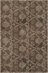 Chandra Casta Cas7001 Green / Brown Rugs.