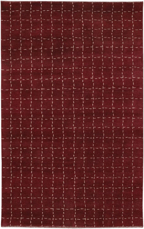 Chandra Chelsea Che1616 Burgundy / White Rugs - Chandra - che1616 - 23