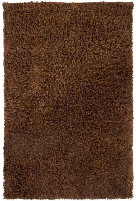 Chandra Core Shag cor-4605 Brown Rugs.