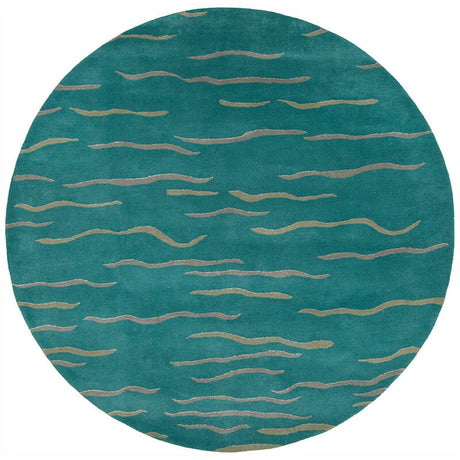 Chandra Daisa dai-15 Green Rugs.