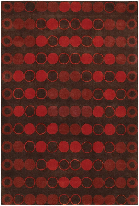 Chandra Daisa Dai-2 Red / Brown Rugs.