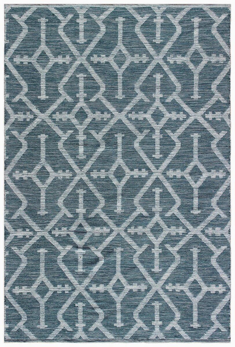 Chandra Dani Dan-50902 Teal / Beige Rugs.