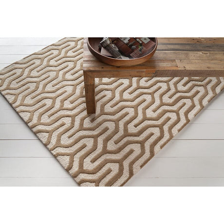 Chandra Davin Dav-25818 Tan / Cream Rugs.