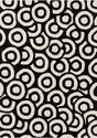 Chandra Davin Dav-25831 Black / Ivory Rugs.