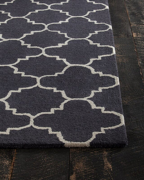 Chandra Davin Dav-25845 Black Rugs.