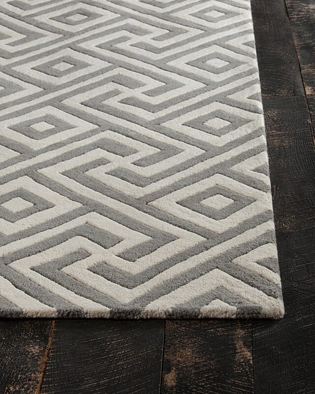 Chandra Davin Dav-25849 Grey / Cream Rugs.