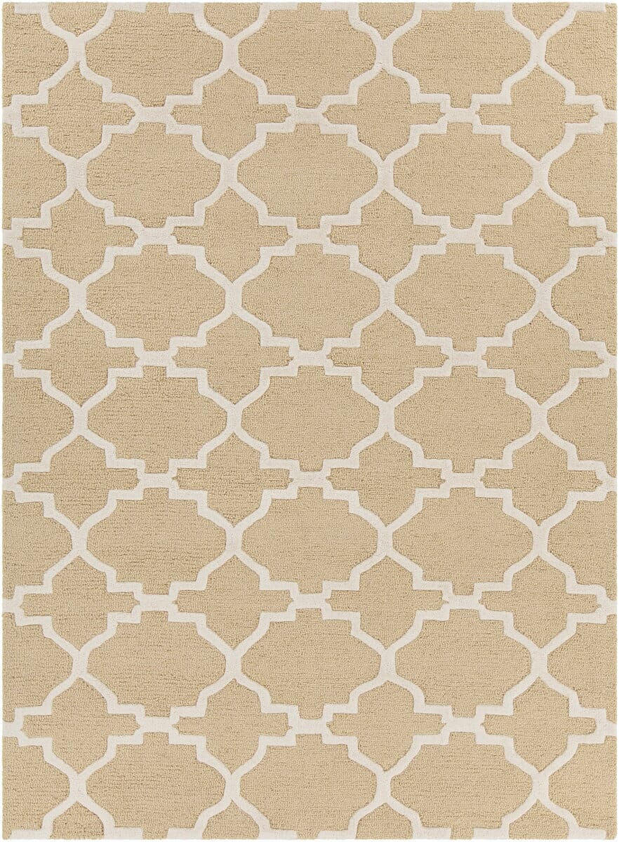 Chandra Davin Dav-25852 Yellow / Cream Rugs.