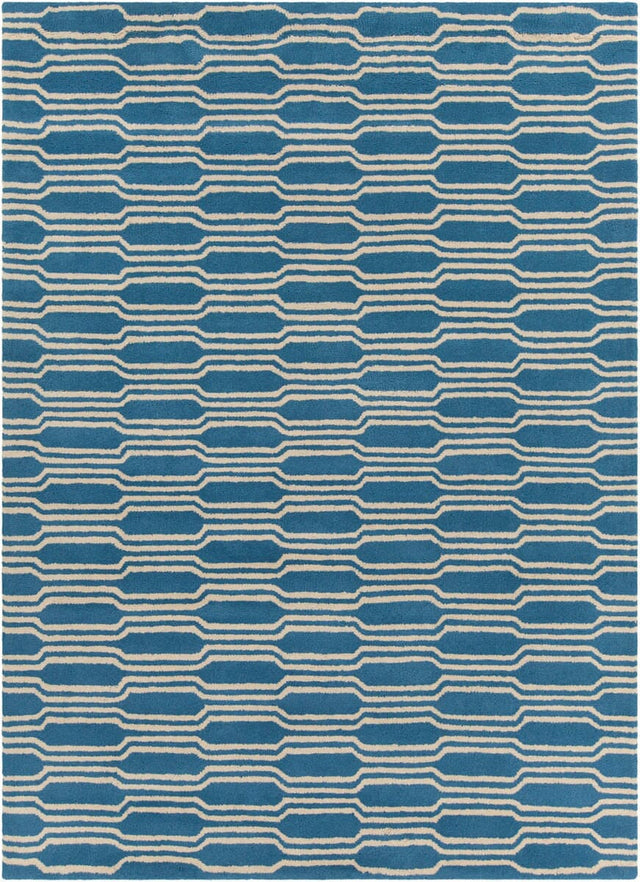 Chandra Davin Dav-25854 Aqua / Cream Rugs.