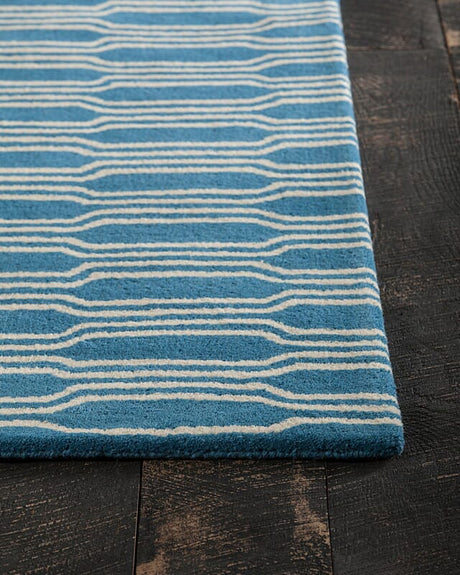 Chandra Davin Dav-25854 Aqua / Cream Rugs.