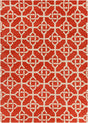 Chandra Davin Dav-25855 Orange / Cream Rugs.