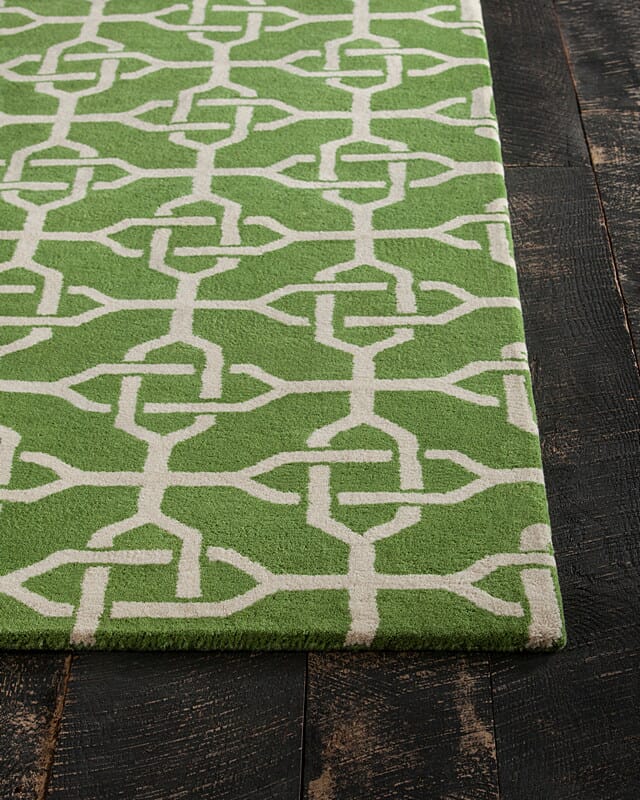 Chandra Davin Dav-25856 Green / Cream Rugs.