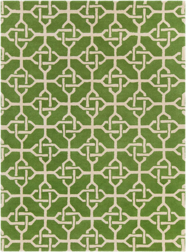 Chandra Davin Dav-25856 Green / Cream Rugs.