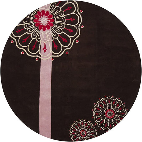 Chandra Dharma dha-7523 Black Rugs.