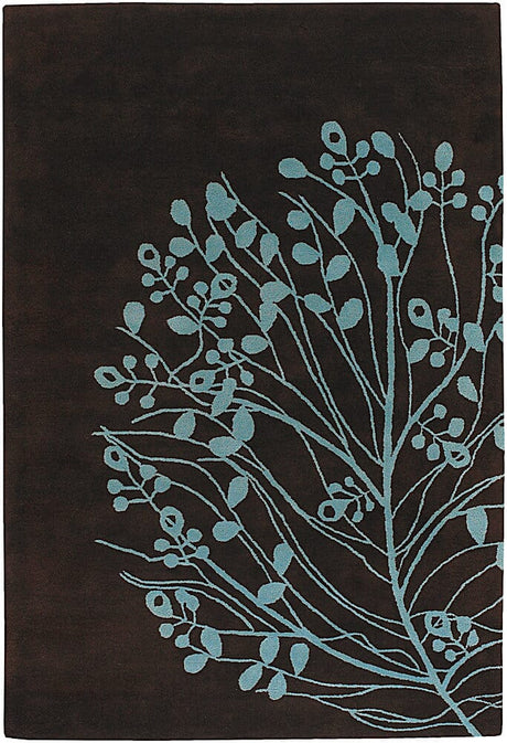 Chandra Dharma dha-7525 Black Rugs.