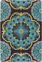 Chandra Dharma dha-7535 Blue Rugs.