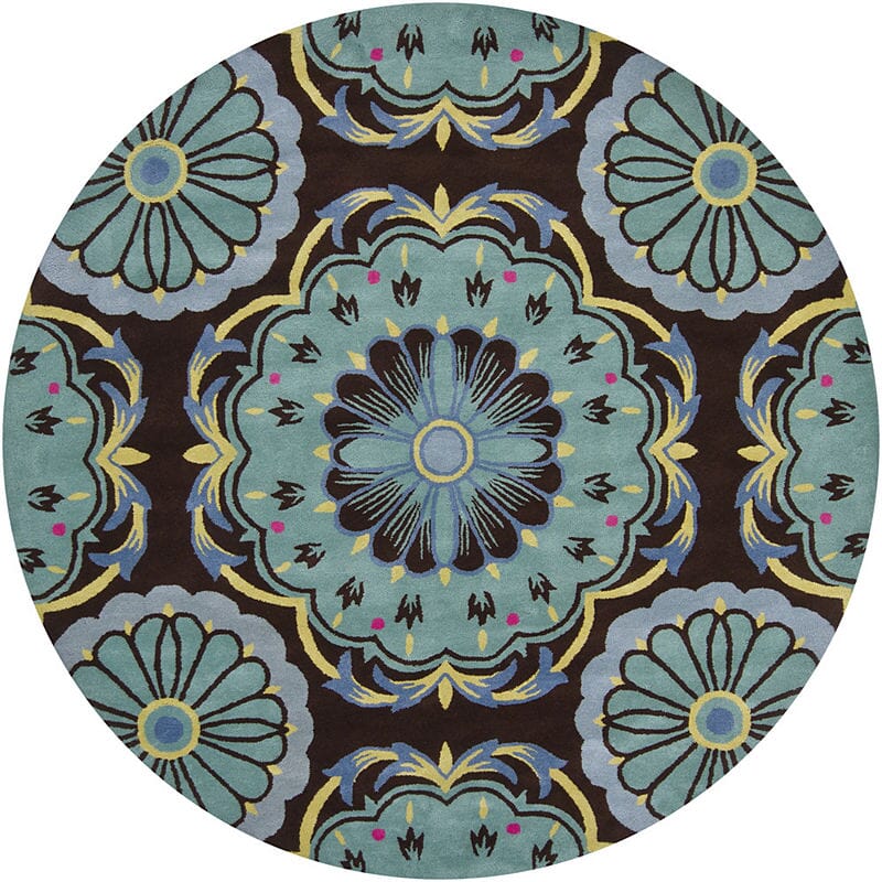 Chandra Dharma dha-7535 Blue Rugs.