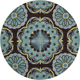 Chandra Dharma dha-7535 Blue Rugs.